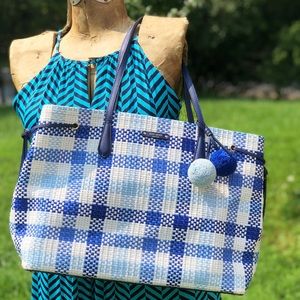 Kate Spade Tremont Blue Multi Large Tote